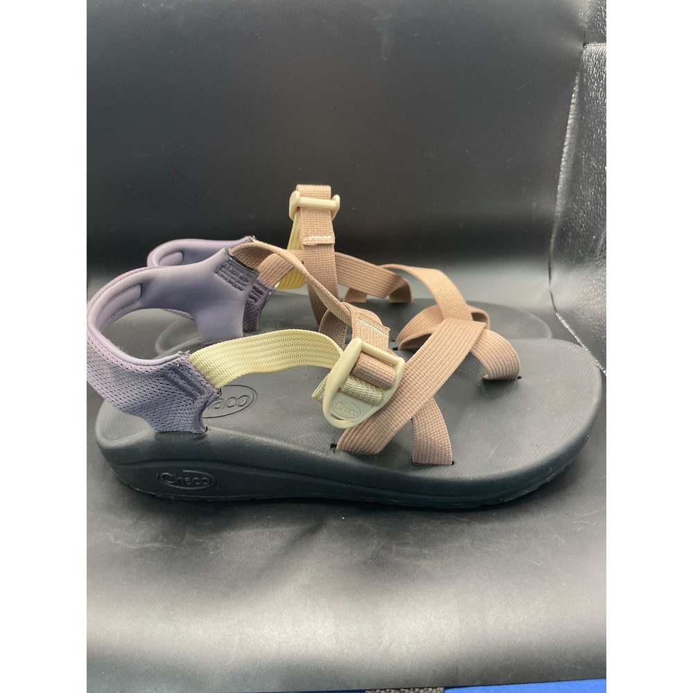 Chaco Bodhi Sandals Womens 10 Mauve Black Strappy Toe Loop JCH109193
